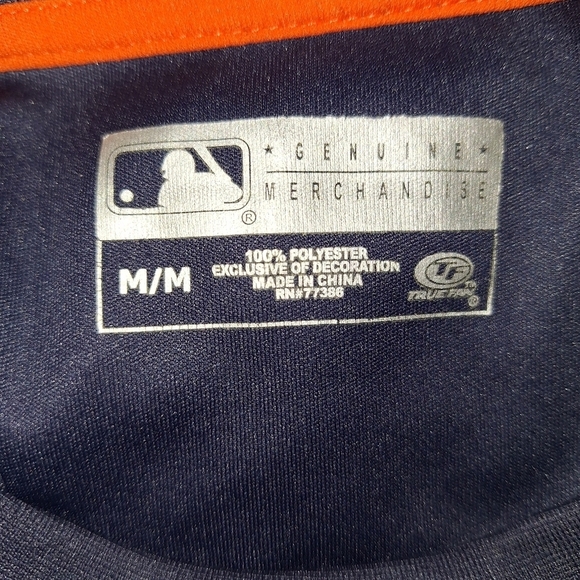 A TrueFan Detroit Tigers short sleeve blank jersey in a men's size medium. - Picture 3 of 6